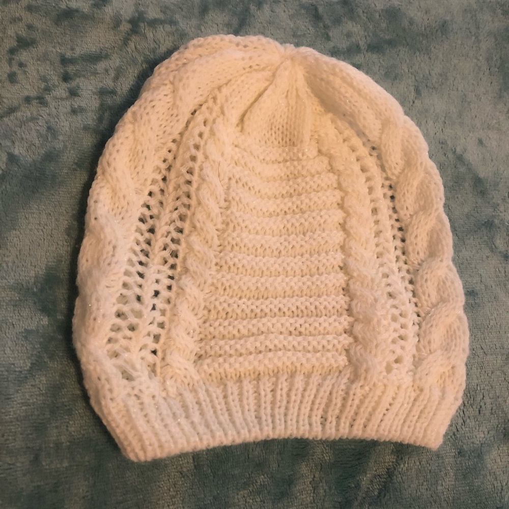 White Crochet Hat